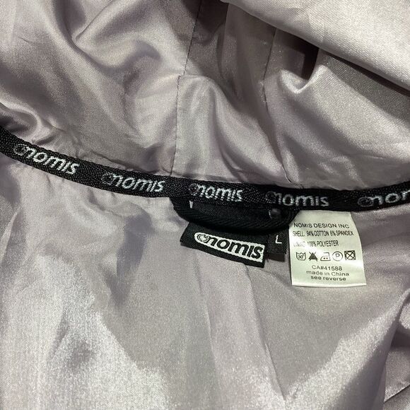 Nomis Crossover Front Jacket With Hood Double Breasted L - Picture 10 of 14